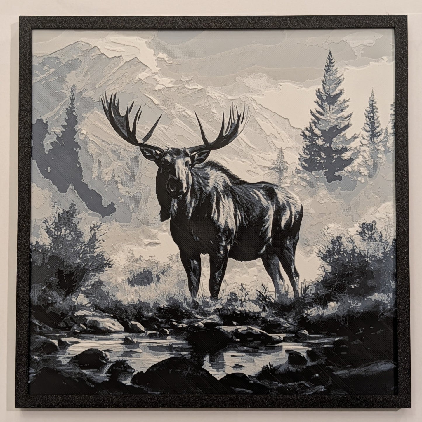 Moose - Animals Hueforge Art