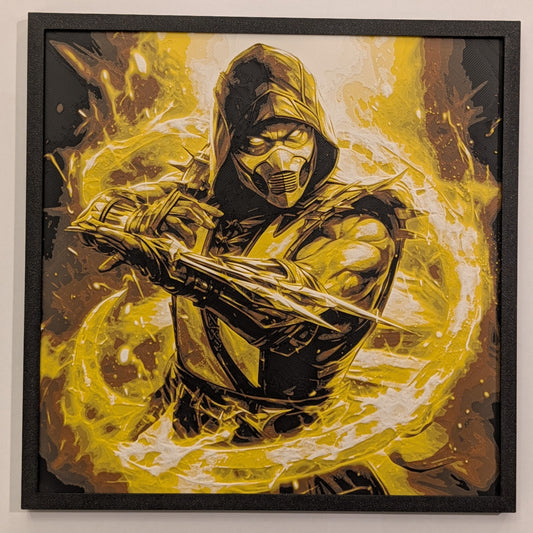 Scorpio - Zodiac Hueforge Art
