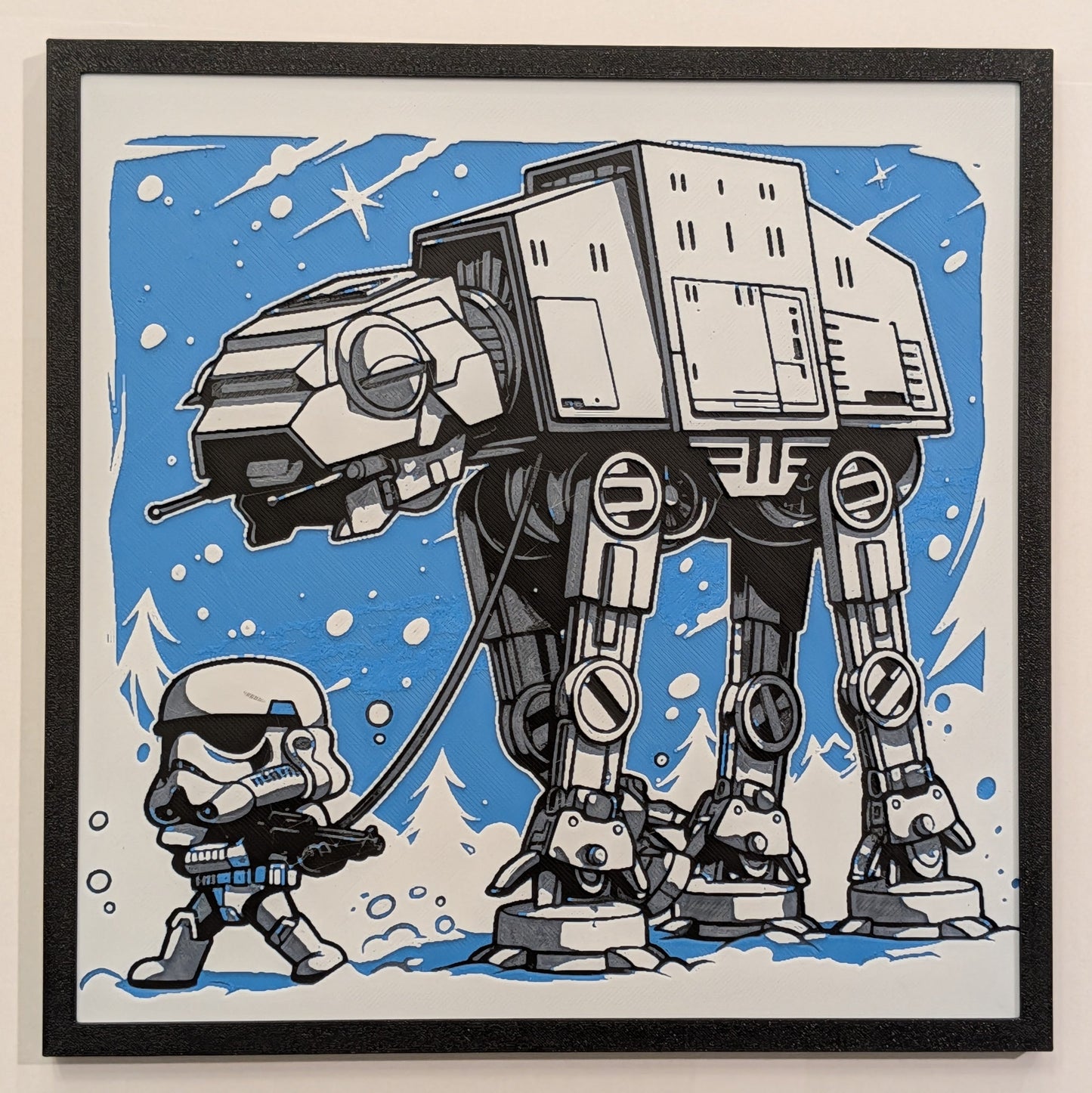 Storm Trooper Chibi - Star Wars Hueforge Art