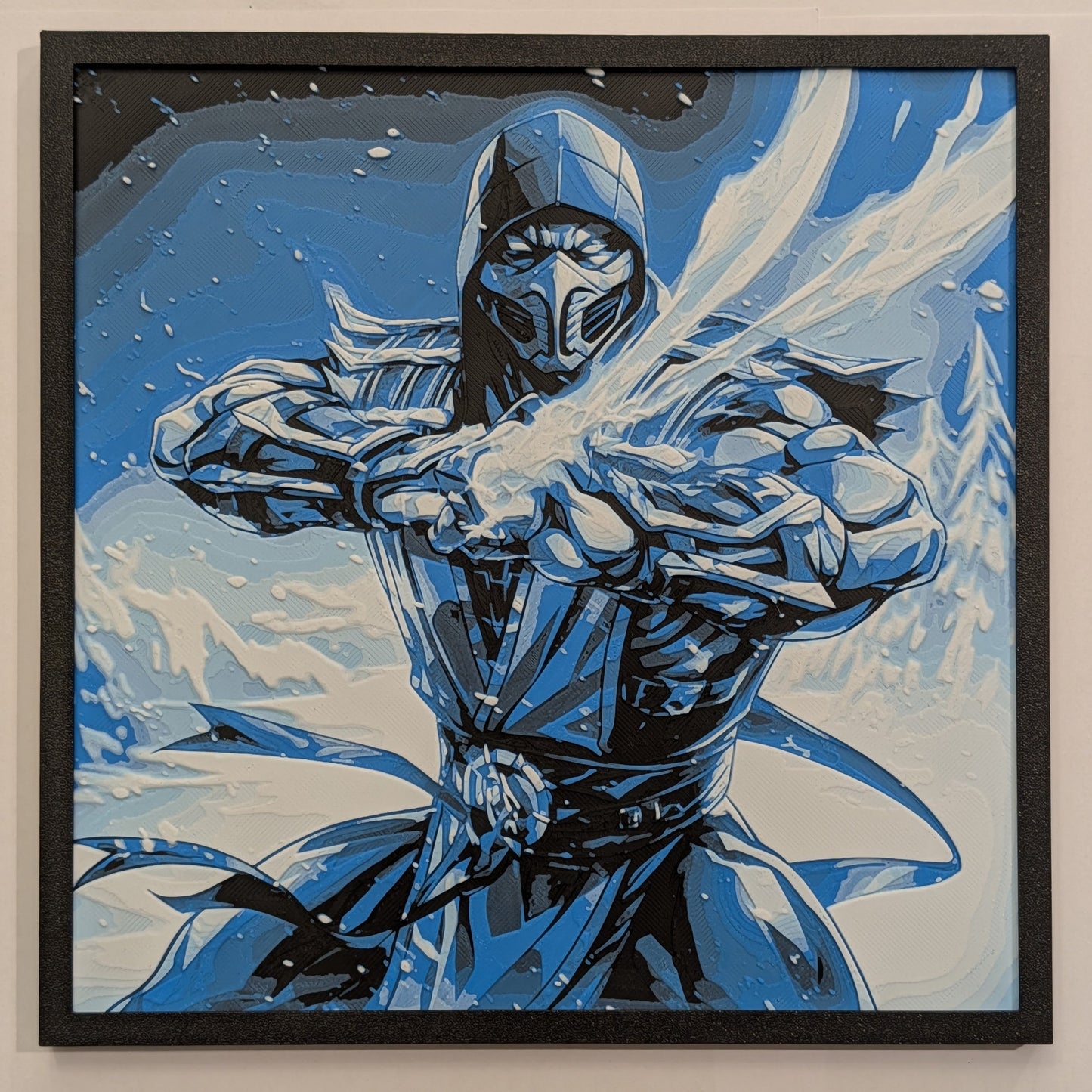 Sub-Zero - Mortal Kombat Hueforge Art