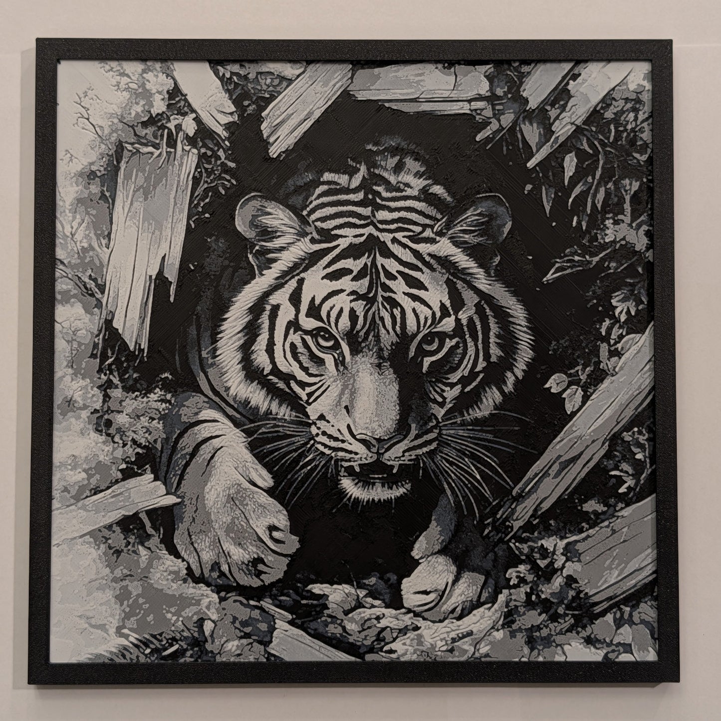 Tiger - Animals Hueforge Art