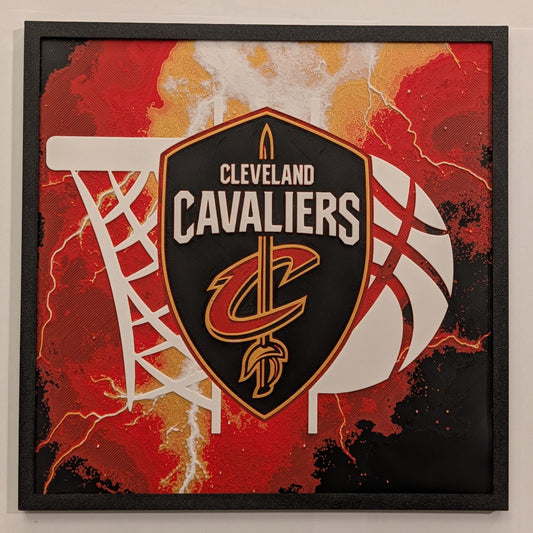 Cleveland Cavaliers - NBA Hueforge Art