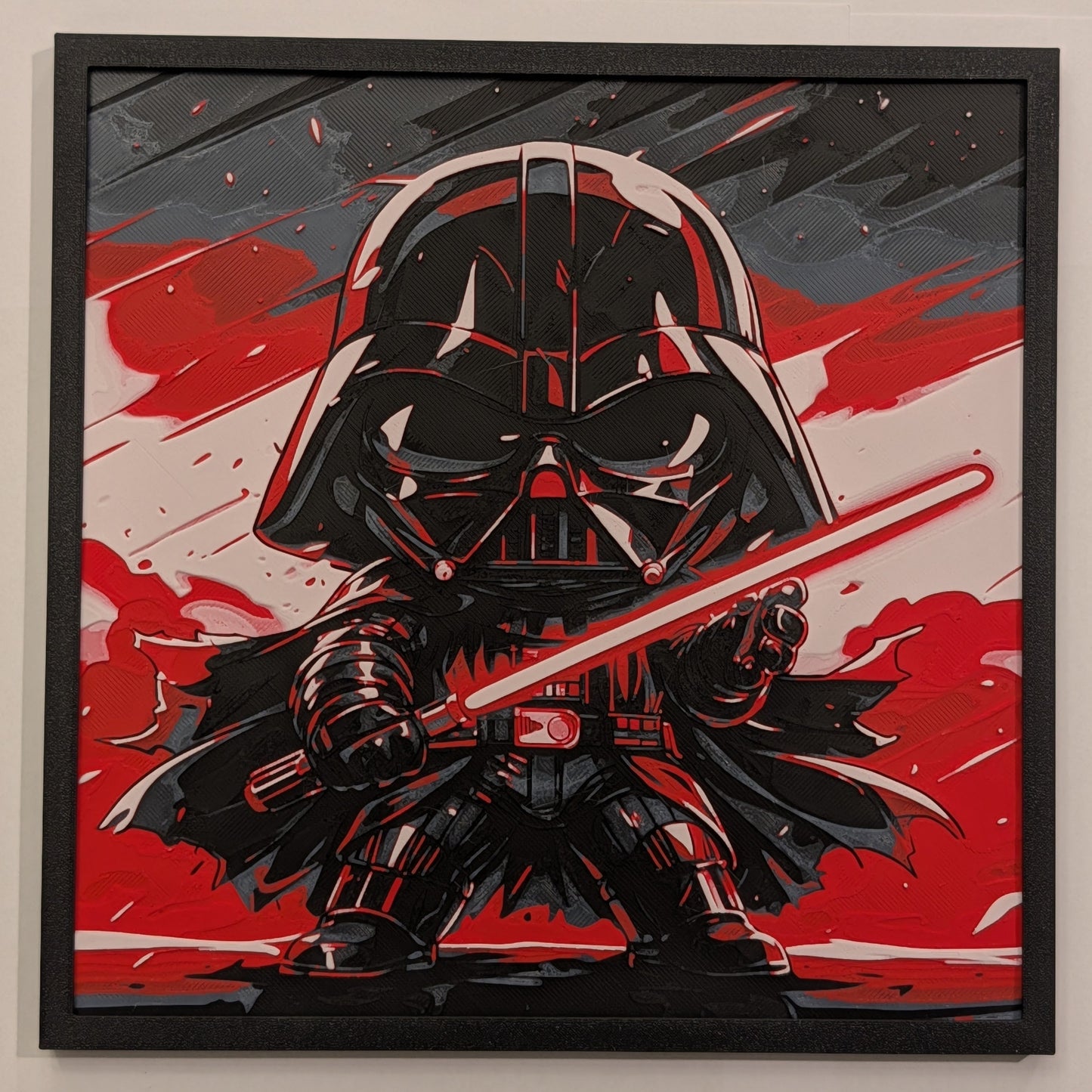 Chibi Darth Vader - Star Wars Hueforge Art