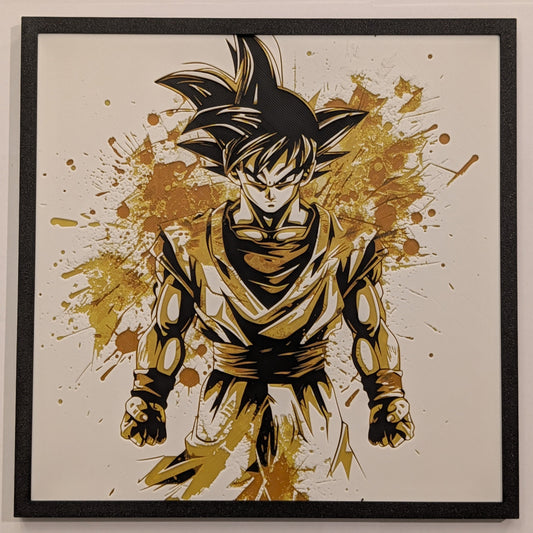 Goku - Dragon Ball Hueforge Art