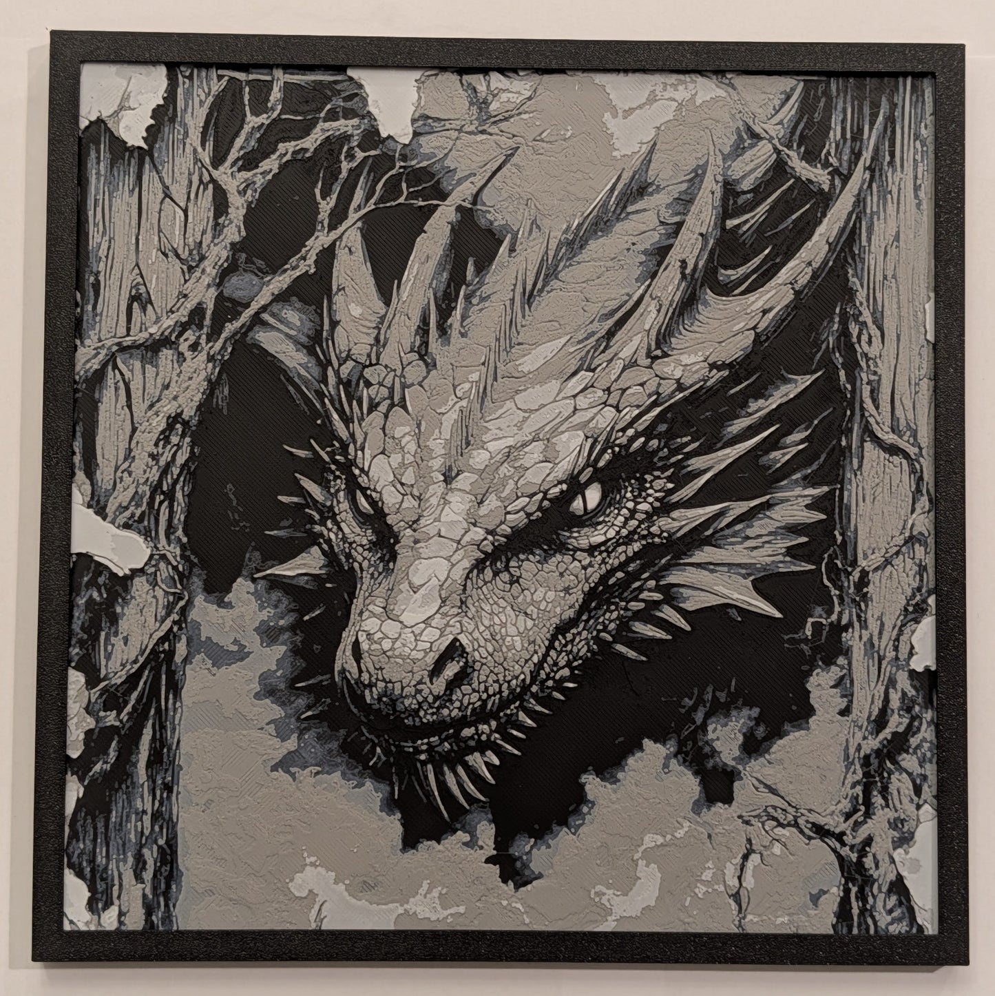 Hidden Dragon - Fantasy Hueforge Art