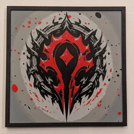 Horde - Warcraft Hueforge Art