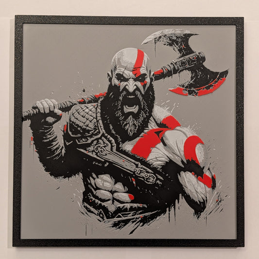 Kratos - God of War Hueforge Art