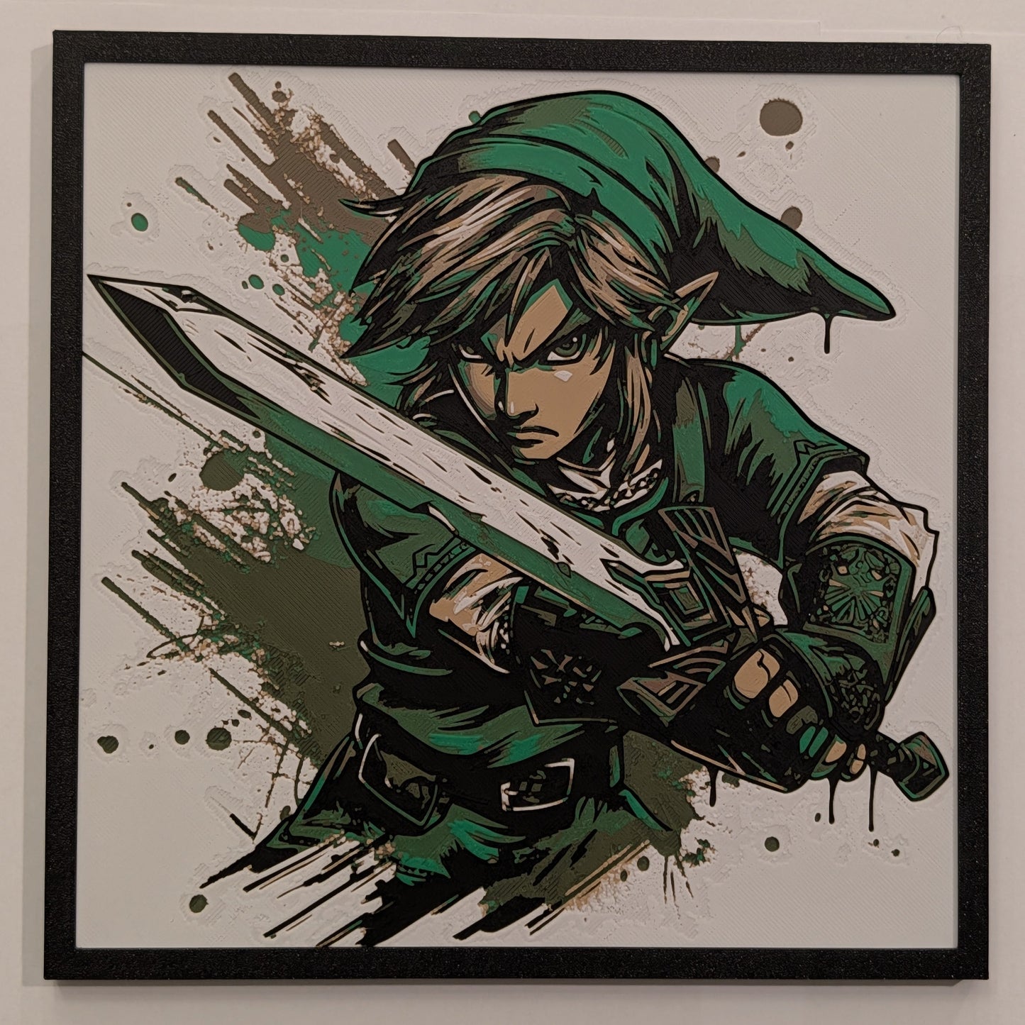 Link - Zelda Gaming Hueforge Art