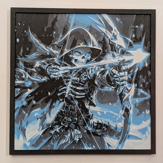 Skeletal Archer - Fantasy Hueforge Art