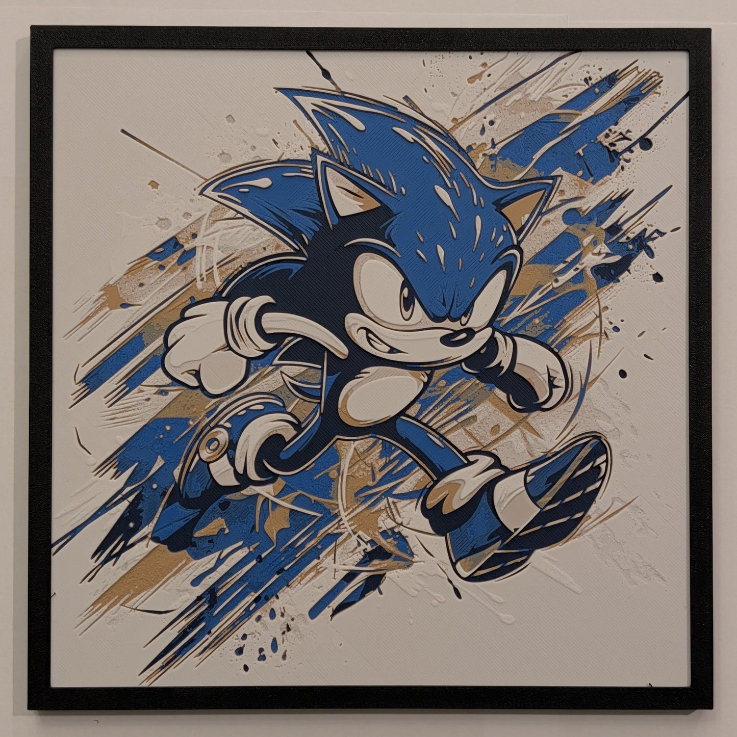 Sonic - Gaming Hueforge Art