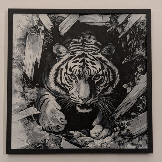 Tiger - Animals Hueforge Art