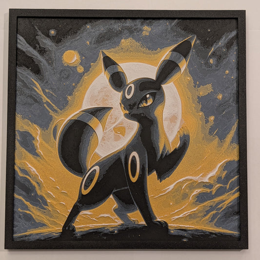 Umbreon - Pokémon Hueforge Art