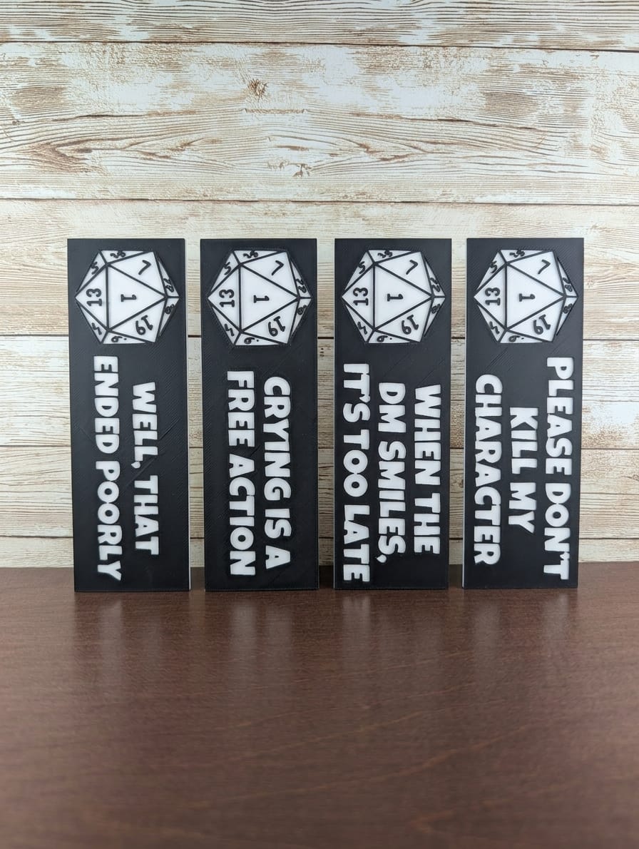D20 Dice Quotes