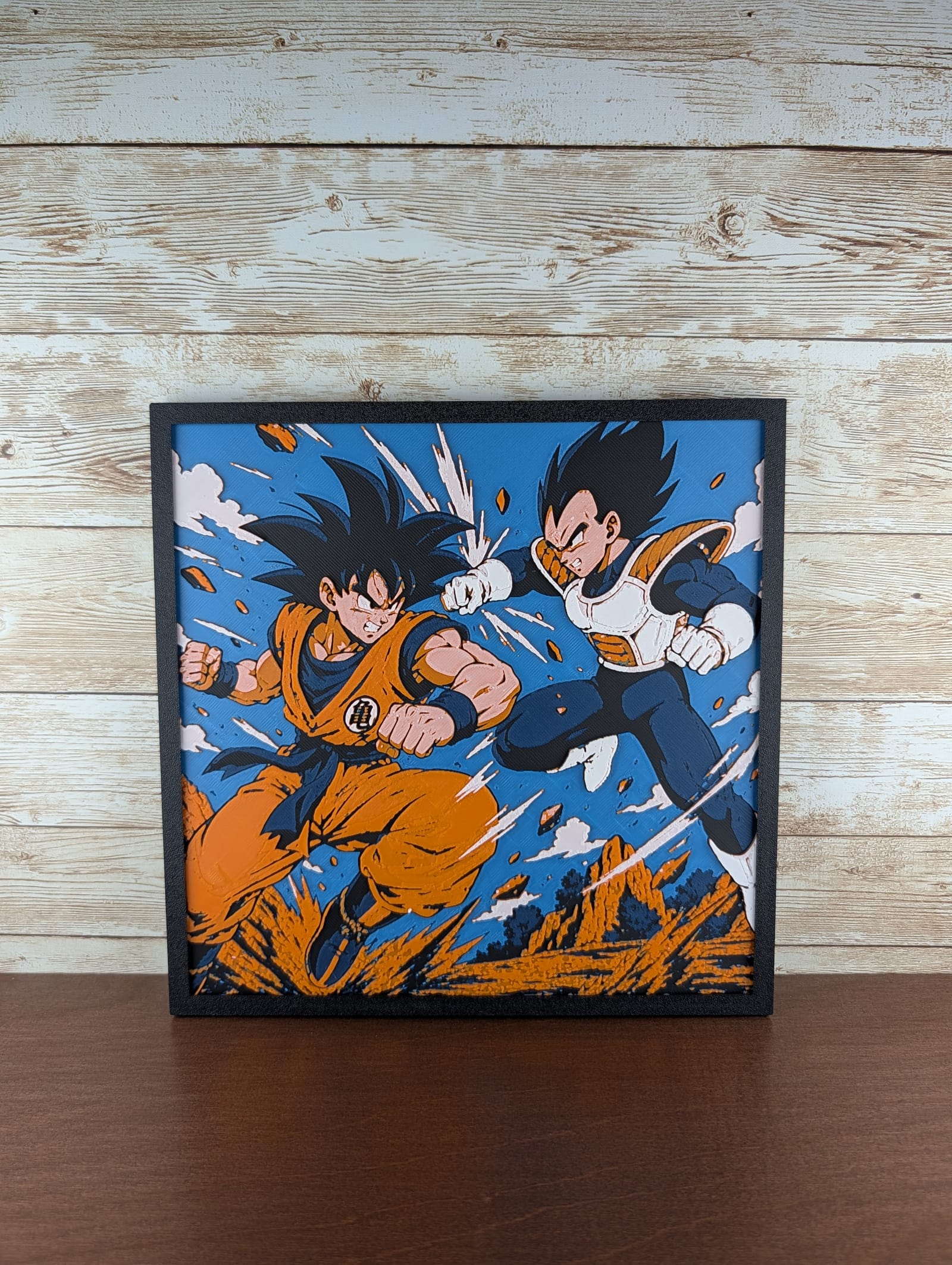 Goku Vegeta Fight