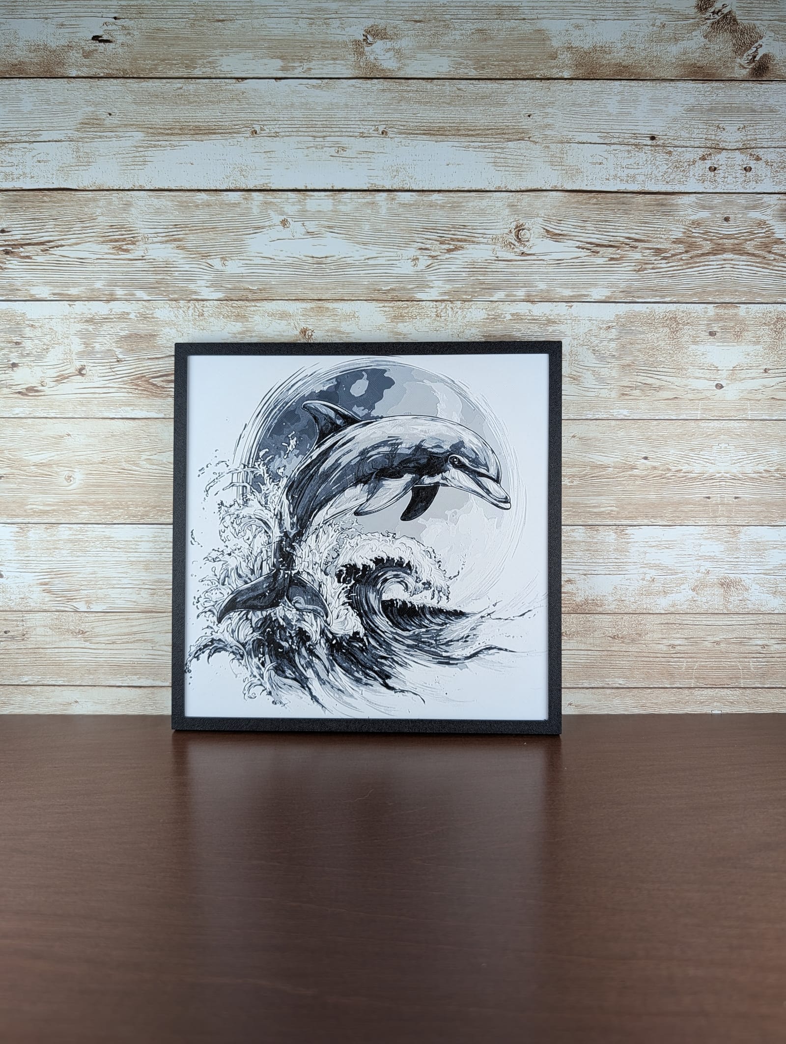 Leaping Dolphin Wave